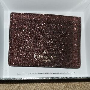 Kate Spade Shimmering Brown Card Case